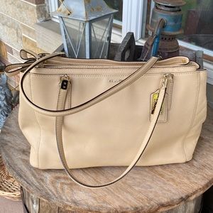 Coach Large Saffiano Leather Christie Satchel